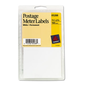 Avery® Postage Meter Labels For Pitney-bowes Postage Machines, 1.5 X 2.75, White, 4-sheet, 40 Sheets-pack, (5288) freeshipping - TVN Wholesale